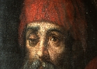 Gemälde des Eroberers Hannibal, es hängt auf Burg Prunn. : Gemälde
